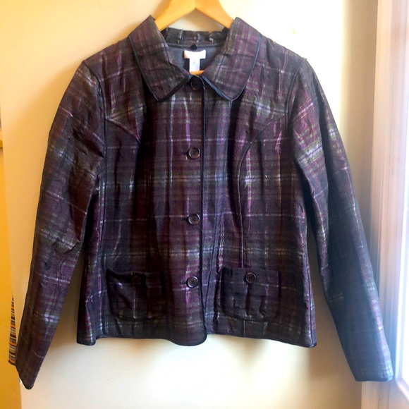 Chico's Jackets & Blazers - Beautiful Chicos jacket worn once size 2 like new without the tags great deal
